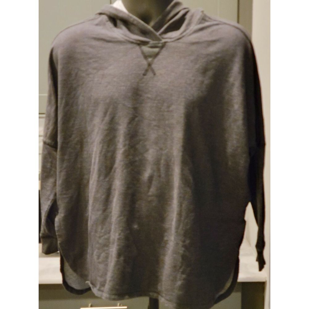 The North Face Womens Sz Med Pullover Hoodie Sweatshirt Shirt Gray